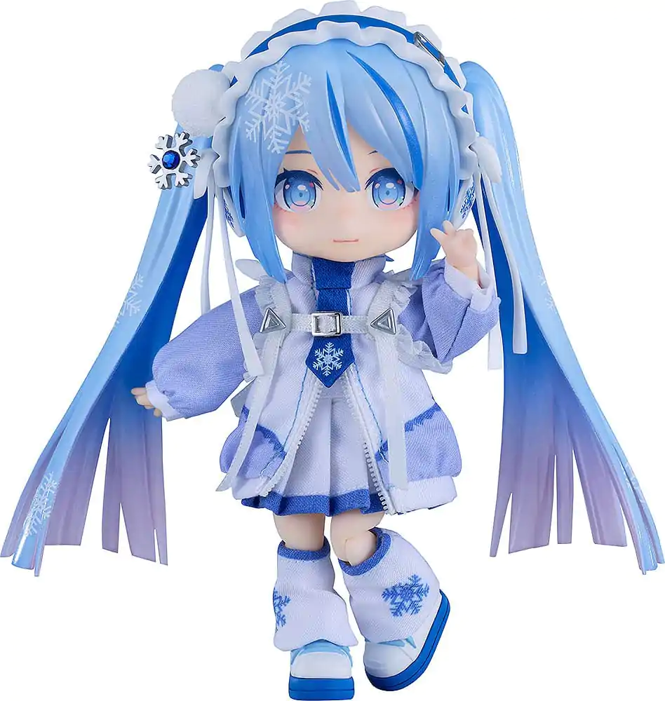 Character Vocal Series 01: Hatsune Miku Nendoroid Doll Figurina de Acțiune Snow Miku: Yukiiro Pop Ver. 14 cm poza produsului