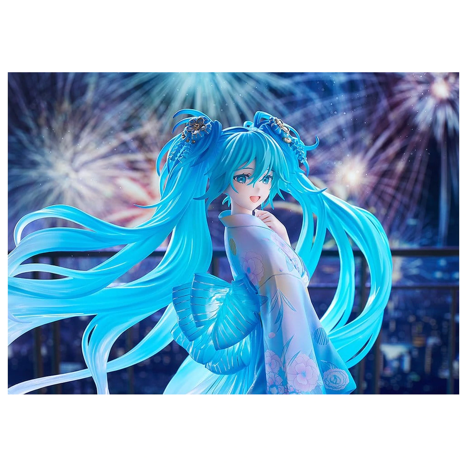 Character Vocal Series 01: Hatsune Miku Figurină din PVC 1/7 Music & Fire Works Ver. 23 cm poza produsului
