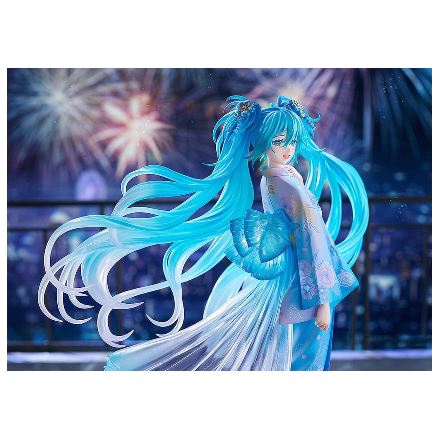 Character Vocal Series 01: Hatsune Miku Figurină din PVC 1/7 Music & Fire Works Ver. 23 cm poza produsului