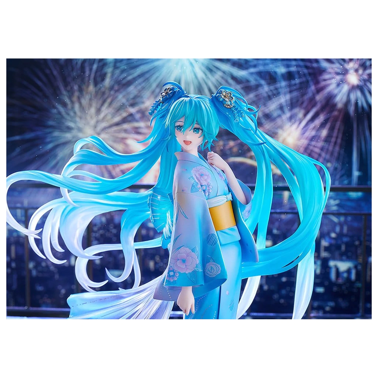 Character Vocal Series 01: Hatsune Miku Figurină din PVC 1/7 Music & Fire Works Ver. 23 cm poza produsului