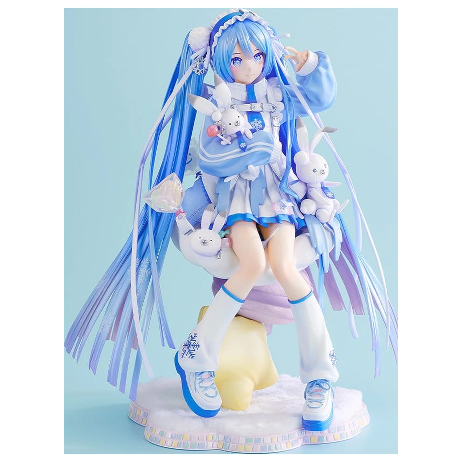 Character Vocal Series 01: Hatsune Miku Statuie PVC 1/7 Snow Miku: Yukiiro Pop Ver. 24 cm poza produsului