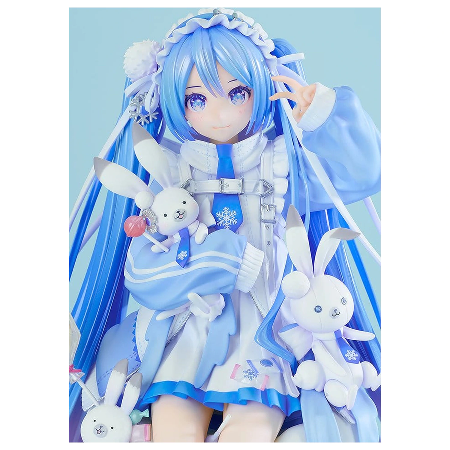 Character Vocal Series 01: Hatsune Miku Statuie PVC 1/7 Snow Miku: Yukiiro Pop Ver. 24 cm poza produsului