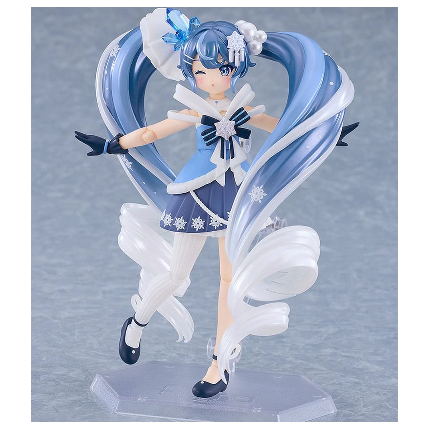 Character Vocal Series 01: Hatsune Miku Figma Figurina de actiune Snow Miku: Crystal Snow Ver. 13 cm poza produsului