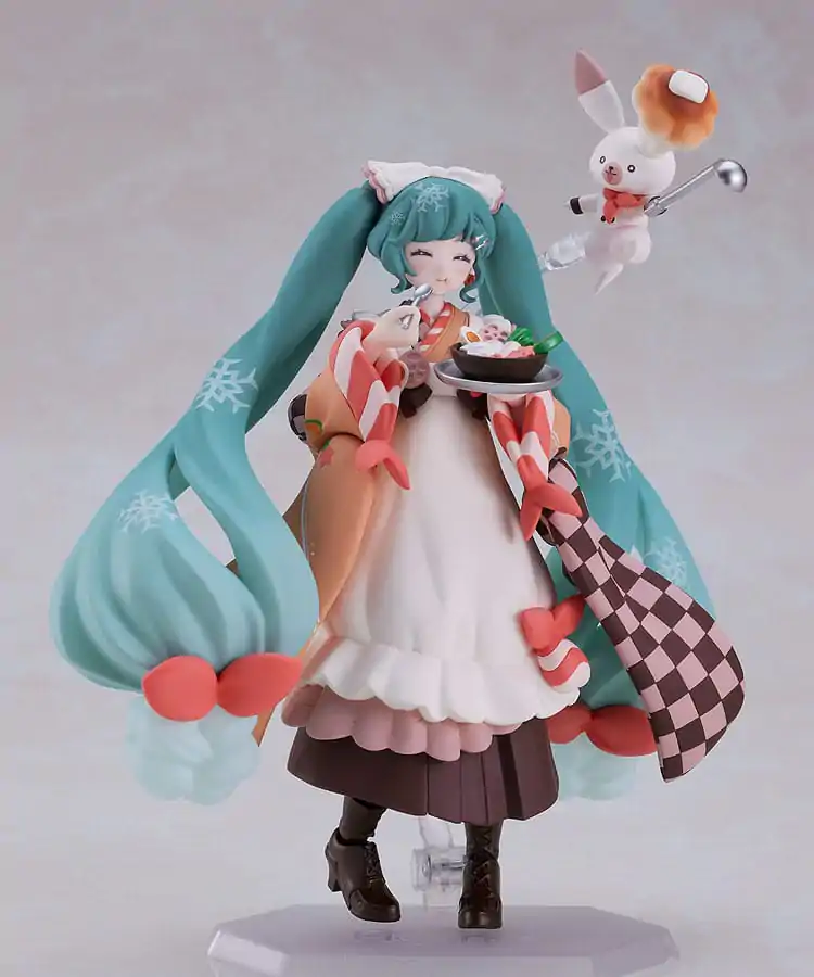 Character Vocal Series 01: Hatsune Miku Figurina de Acțiune Figma Snow Miku: Winter Delicacy Ver. 14 cm poza produsului