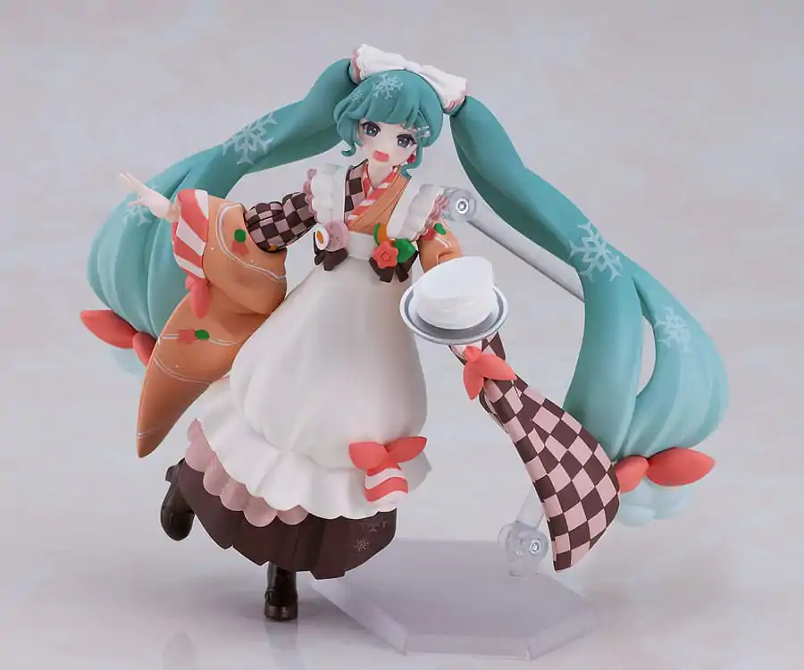 Character Vocal Series 01: Hatsune Miku Figurina de Acțiune Figma Snow Miku: Winter Delicacy Ver. 14 cm poza produsului