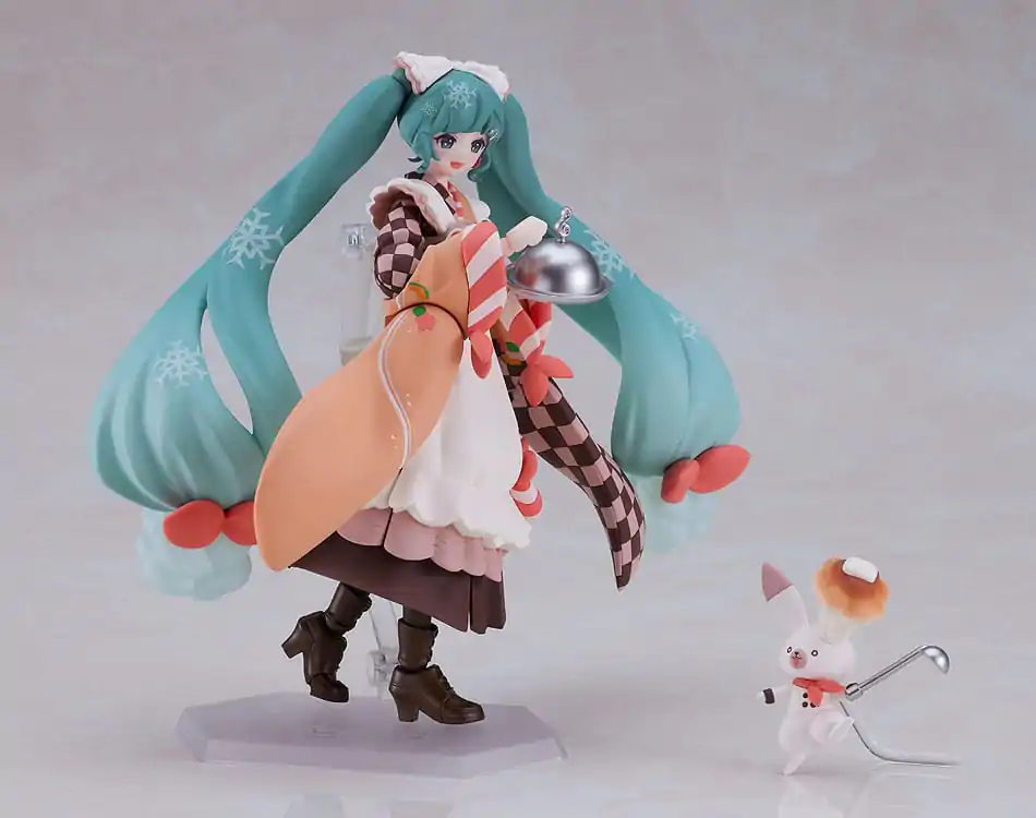 Character Vocal Series 01: Hatsune Miku Figurina de Acțiune Figma Snow Miku: Winter Delicacy Ver. 14 cm poza produsului