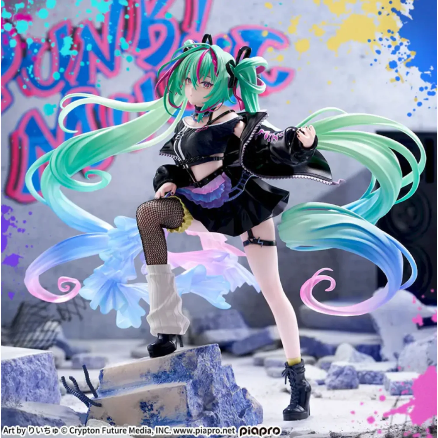 Character Vocal Series 01: Hatsune Miku FIGURIZMa Statuie PVC Hatsune Miku Punk! 23 cm poza produsului
