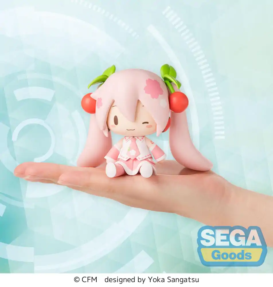 Character Vocal Series 01: Hatsune Miku figurina Chibi Fuwa Petit Sakura Miku 8 cm poza produsului
