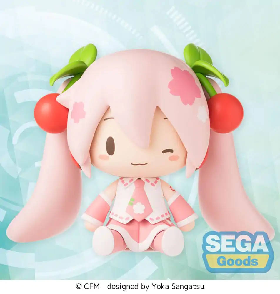 Character Vocal Series 01: Hatsune Miku figurina Chibi Fuwa Petit Sakura Miku 8 cm poza produsului