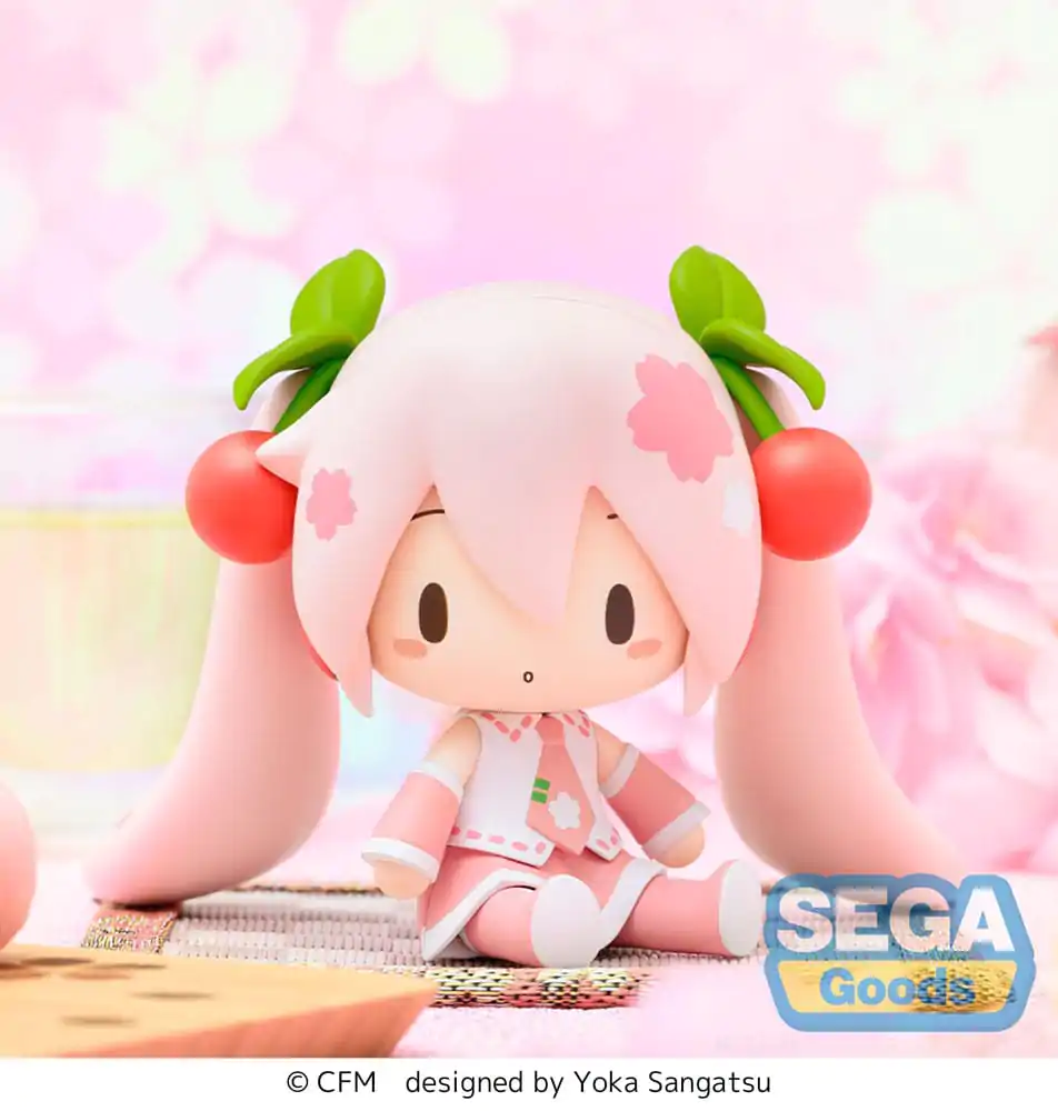 Character Vocal Series 01: Hatsune Miku figurina Chibi Fuwa Petit Sakura Miku 8 cm poza produsului