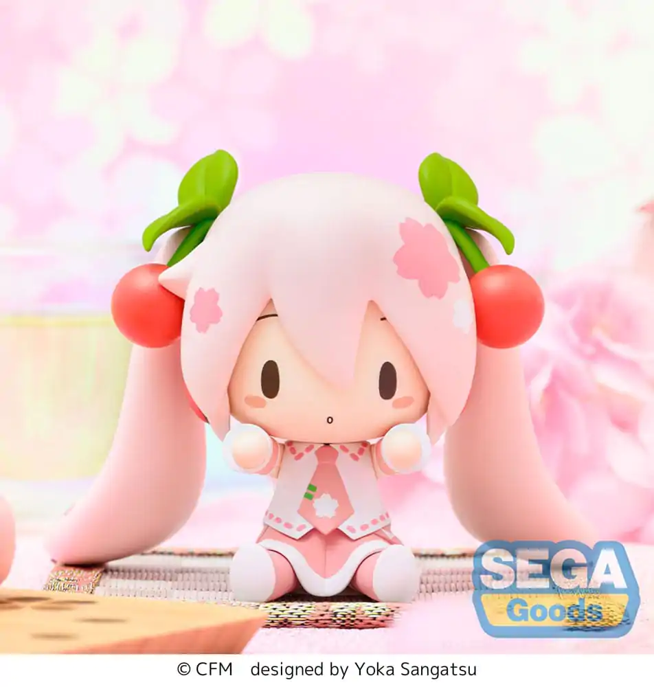 Character Vocal Series 01: Hatsune Miku figurina Chibi Fuwa Petit Sakura Miku 8 cm poza produsului