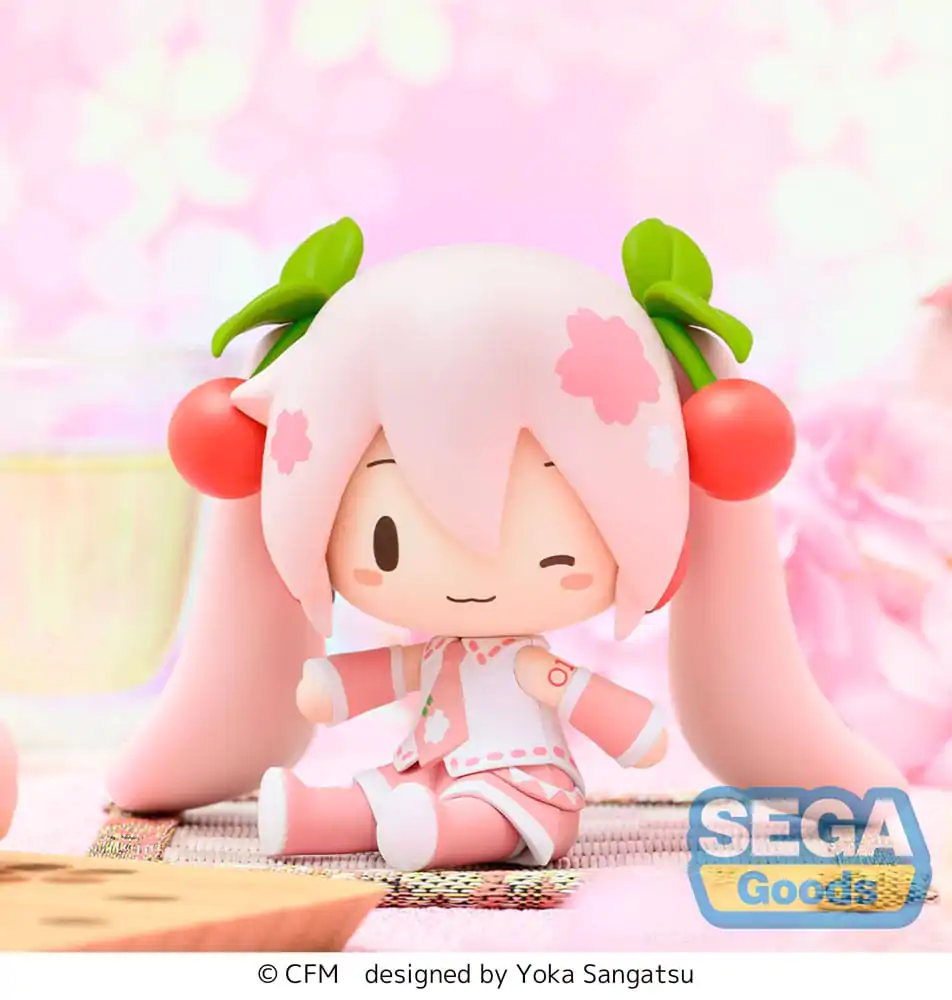 Character Vocal Series 01: Hatsune Miku figurina Chibi Fuwa Petit Sakura Miku 8 cm poza produsului