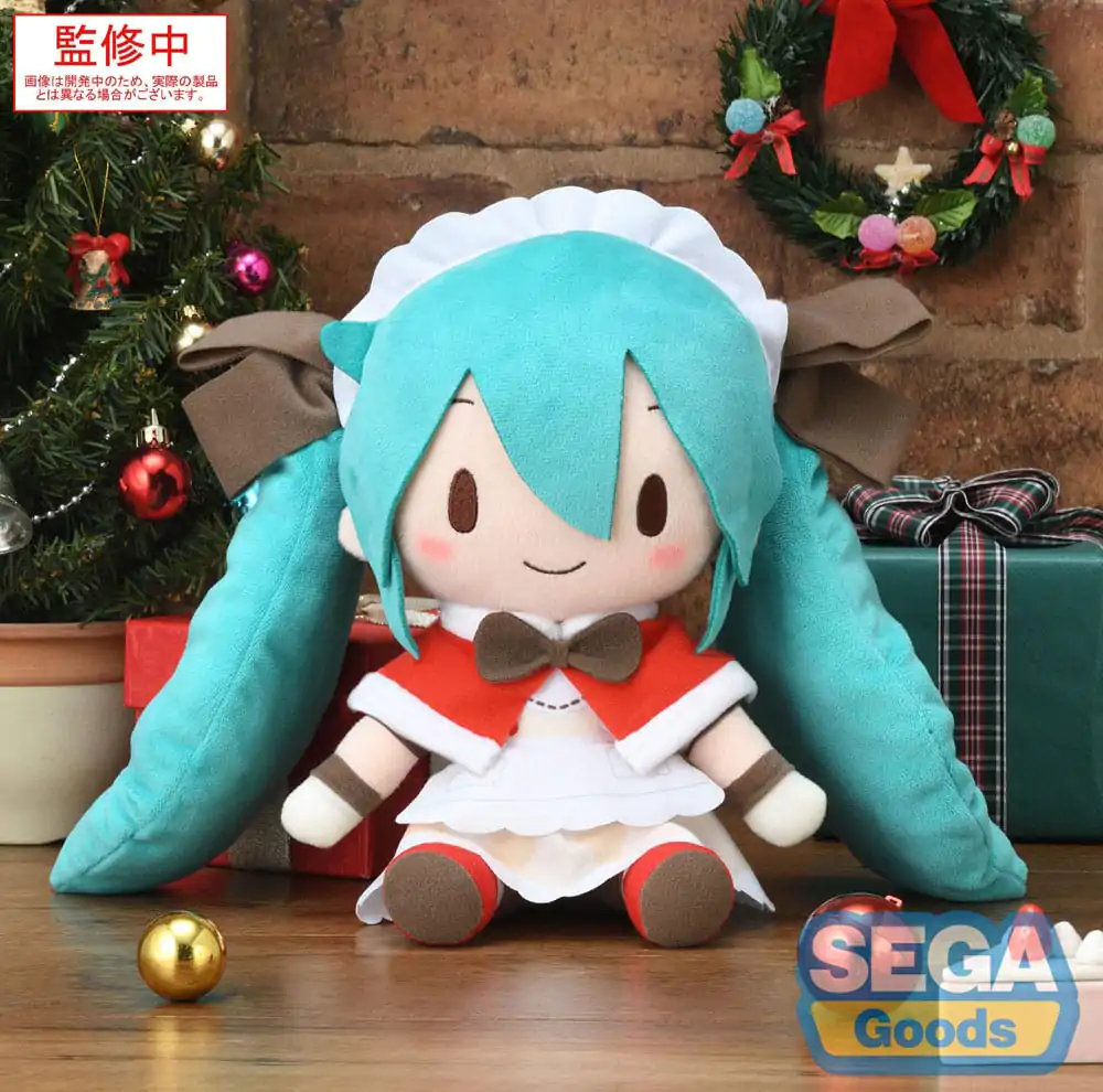 Character Vocal Series 01: Hatsune Miku Fuwa Petit Figurină de pluș Hatsune Miku Christmas 2025 M 22 cm poza produsului