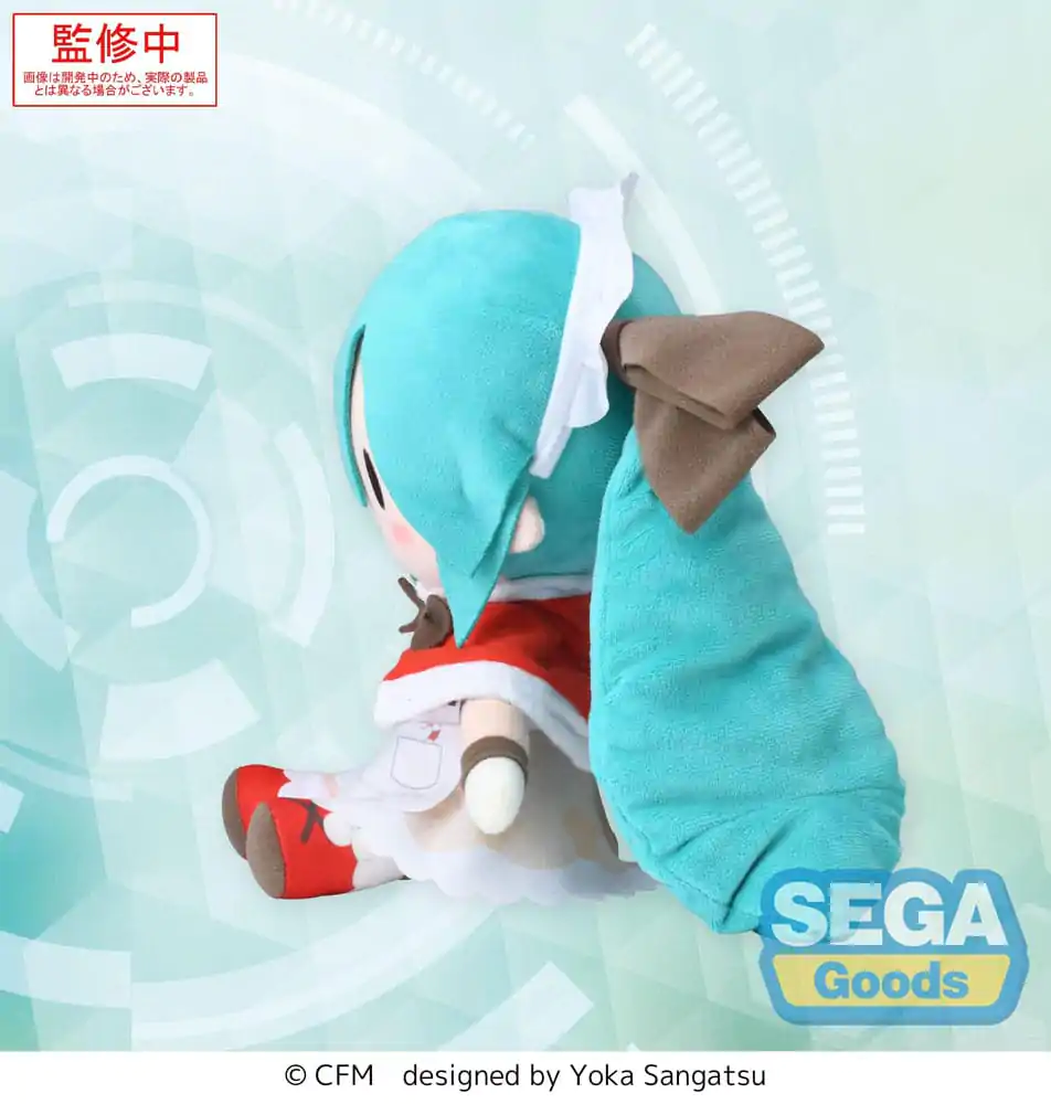 Character Vocal Series 01: Hatsune Miku Fuwa Petit Figurină de pluș Hatsune Miku Christmas 2025 M 22 cm poza produsului