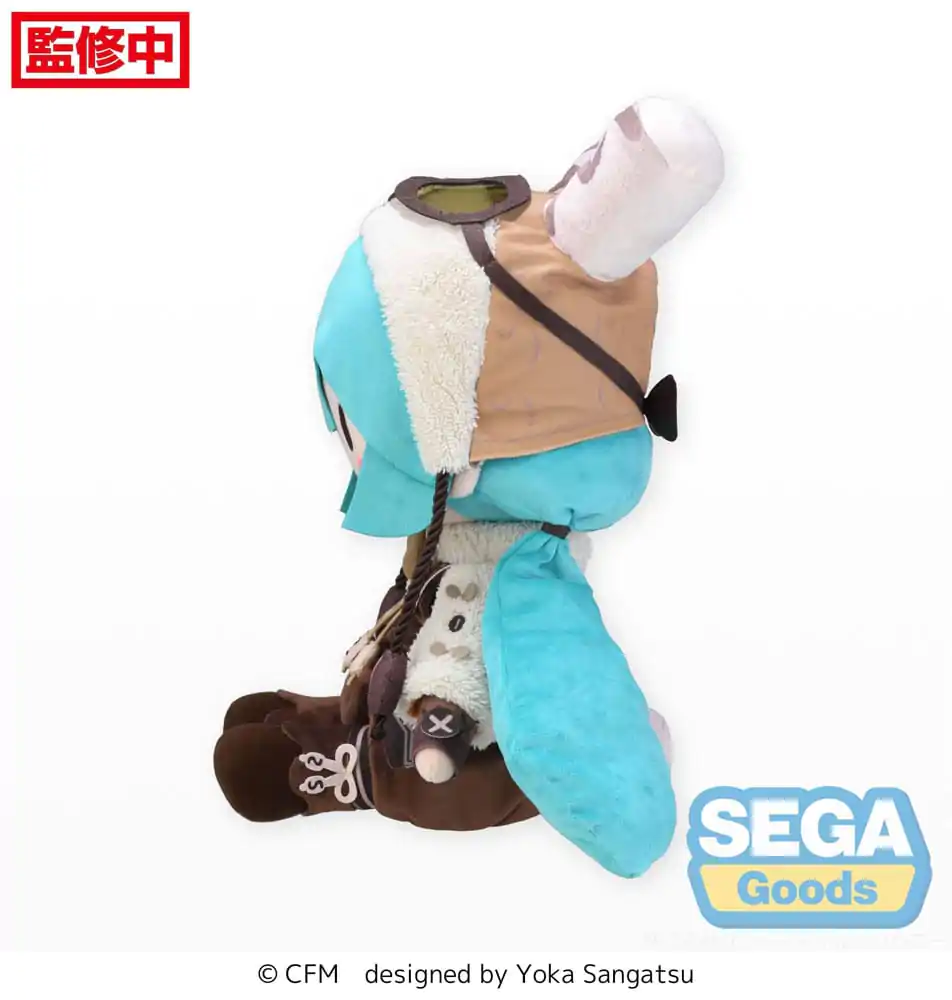 Character Vocal Series 01: Hatsune Miku Fuwa Petit Figurina de pluș Hatsune Miku Marshmallow Hot Cocoa Ver. LL 45 cm poza produsului