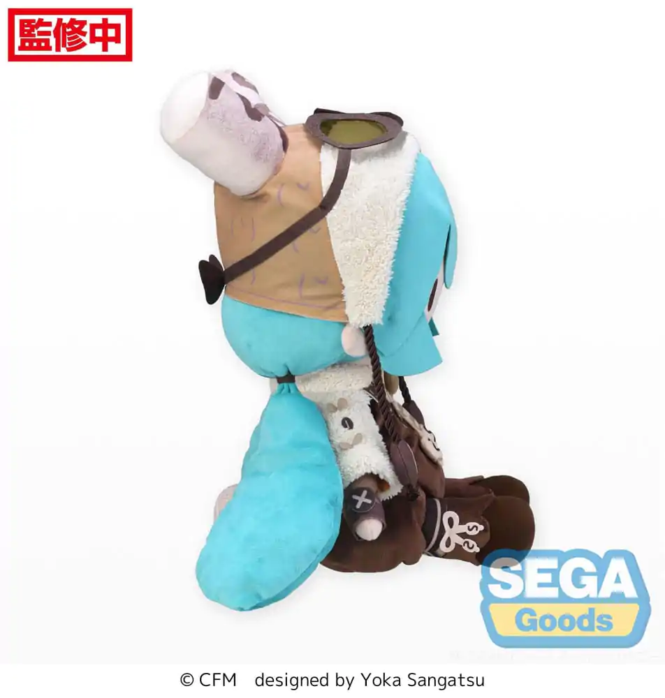 Character Vocal Series 01: Hatsune Miku Fuwa Petit Figurina de pluș Hatsune Miku Marshmallow Hot Cocoa Ver. LL 45 cm poza produsului