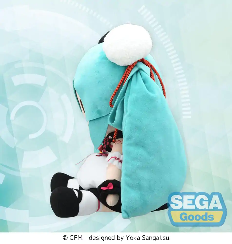 Character Vocal Series 01: Hatsune Miku Fuwa Petit Figurina de plus Hatsune Miku Panda Bun LL 40 cm poza produsului