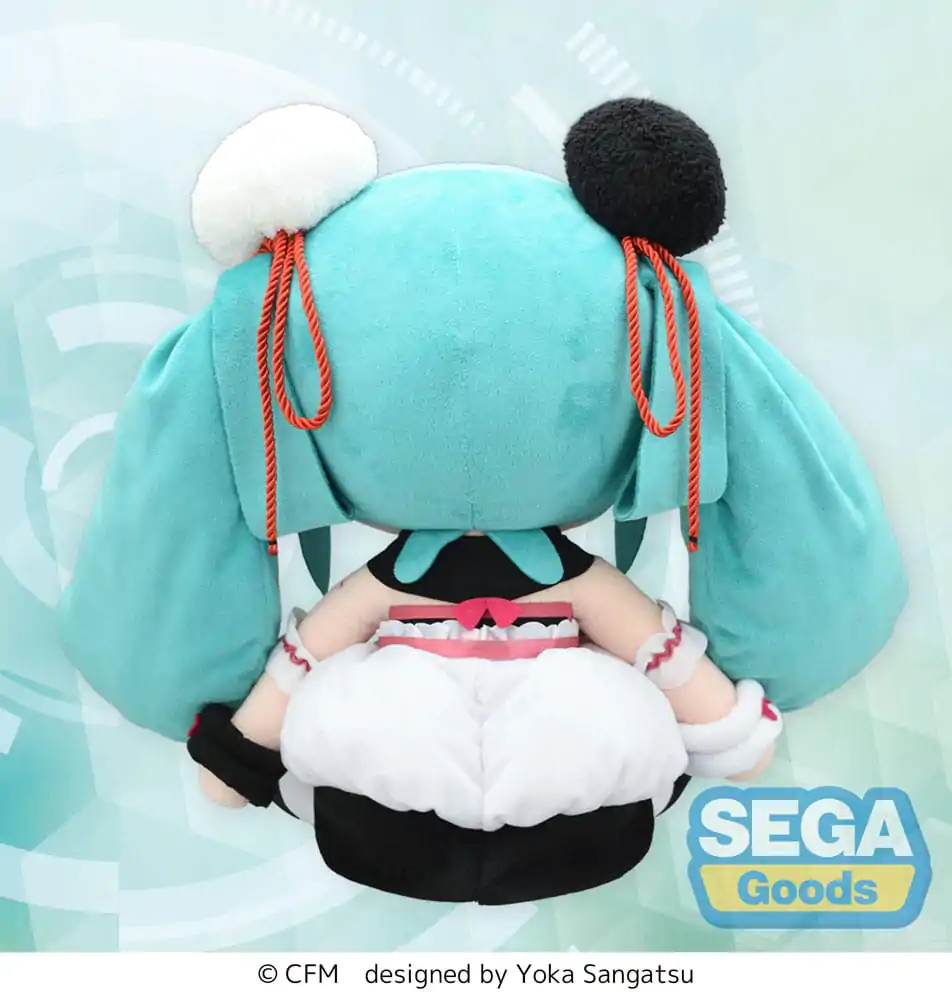 Character Vocal Series 01: Hatsune Miku Fuwa Petit Figurina de plus Hatsune Miku Panda Bun LL 40 cm poza produsului