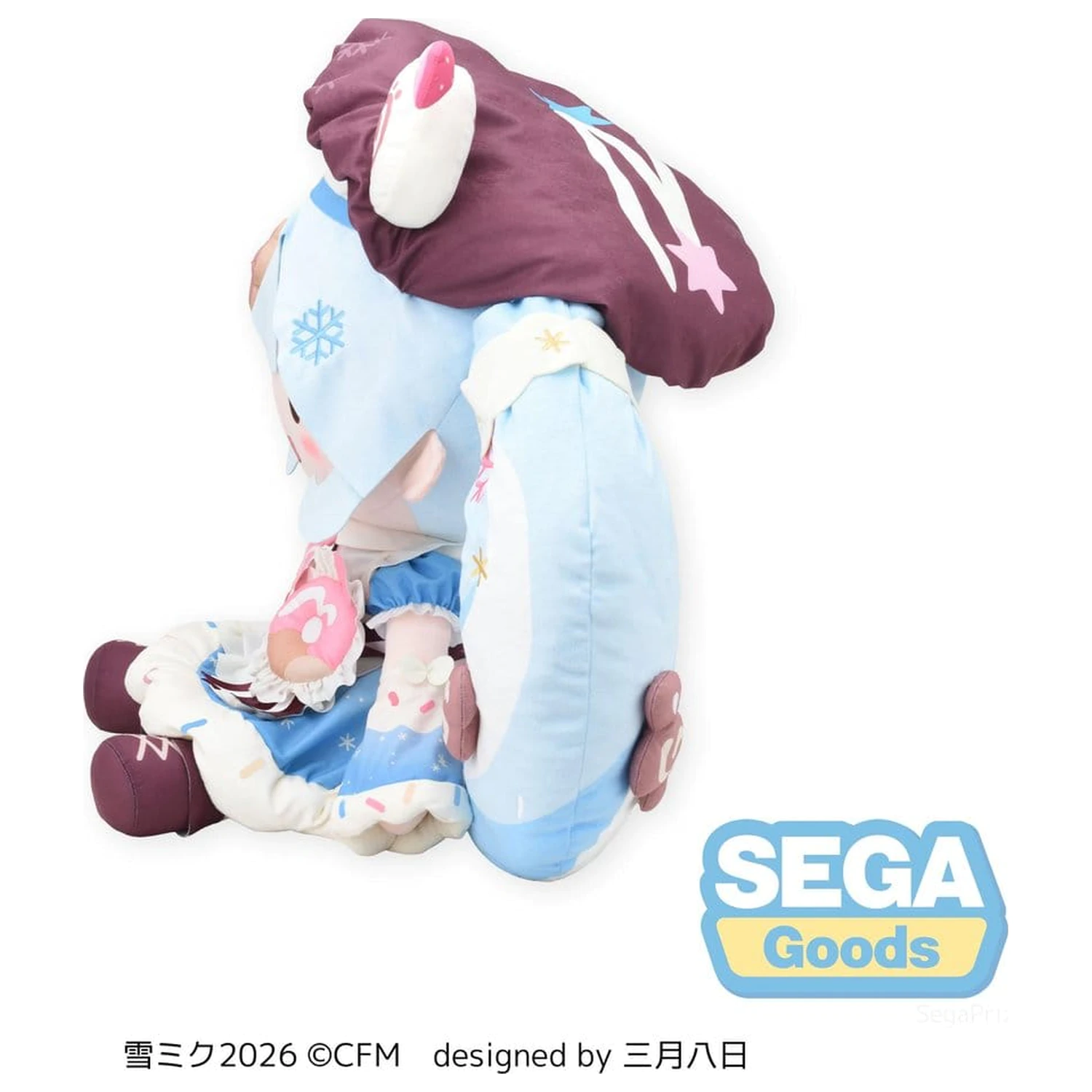 Character Vocal Series 01: Hatsune Miku Fuwa Petit Figurina de plus Snow Miku 2026 Dodeka Jumbo 50 cm poza produsului