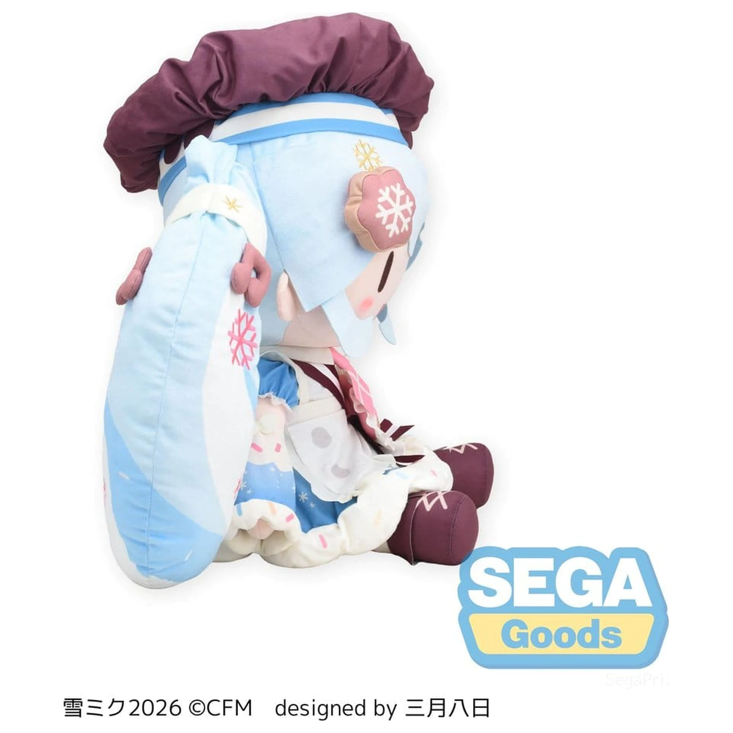 Character Vocal Series 01: Hatsune Miku Fuwa Petit Figurina de plus Snow Miku 2026 Dodeka Jumbo 50 cm poza produsului