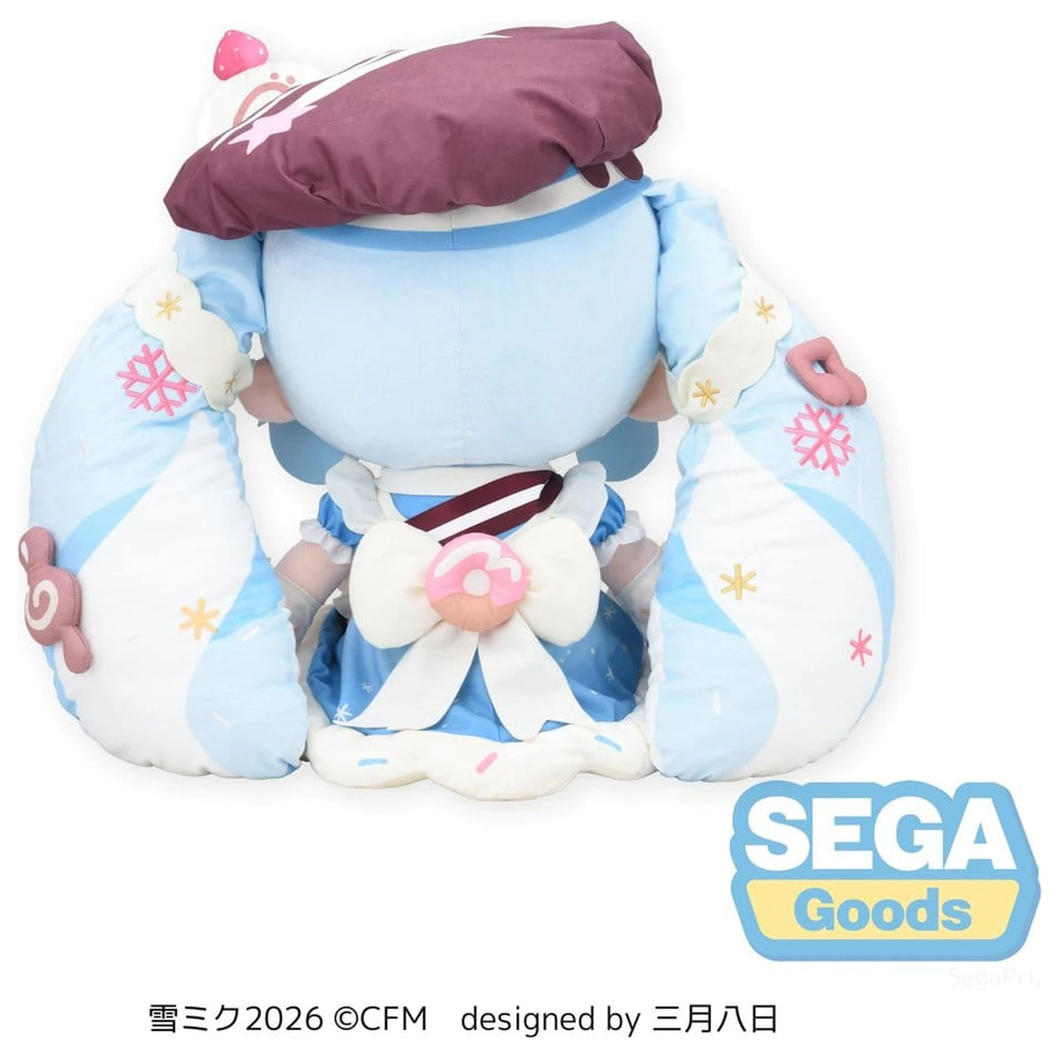Character Vocal Series 01: Hatsune Miku Fuwa Petit Figurina de plus Snow Miku 2026 Dodeka Jumbo 50 cm poza produsului