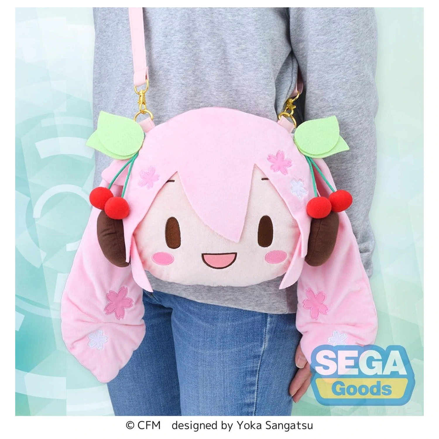 Character Vocal Series 01: Hatsune Miku geanta de umar fuwa petit Sakura Miku Face (M) poza produsului