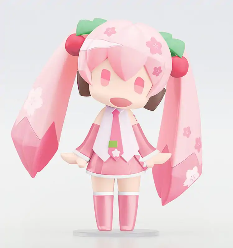 Seria Vocală Personaj 01: Hatsune Miku HELLO! GOOD SMILE Figurina de Acțiune Sakura Miku 10 cm poza produsului