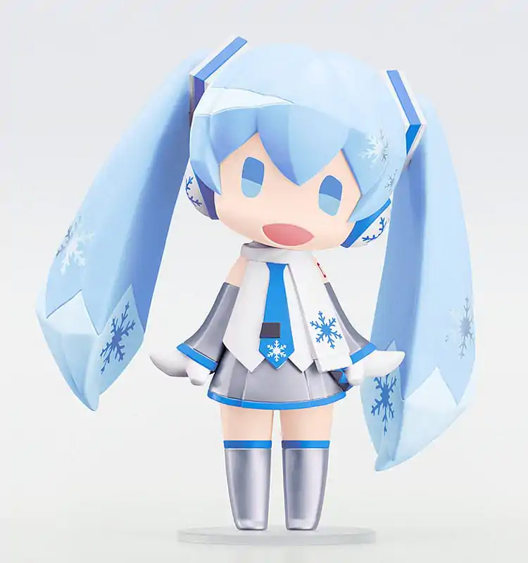 Character Vocal Series 01: Hatsune Miku HELLO! GOOD SMILE Figurina de acțiune Snow Miku 10 cm poza produsului