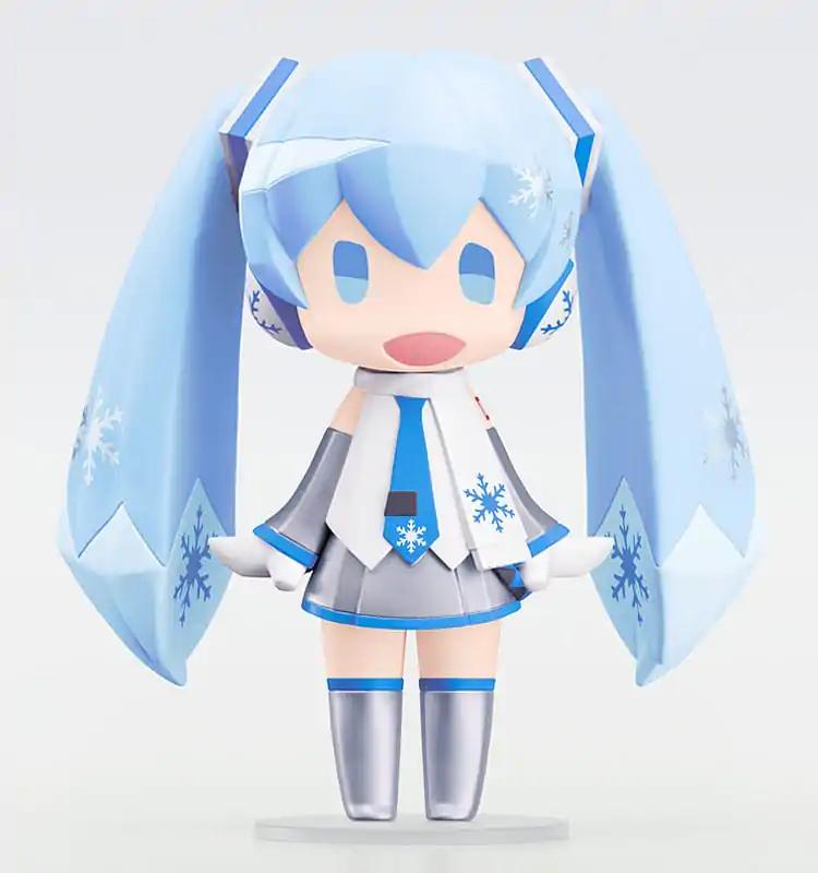 Character Vocal Series 01: Hatsune Miku HELLO! GOOD SMILE Figurina de acțiune Snow Miku 10 cm poza produsului