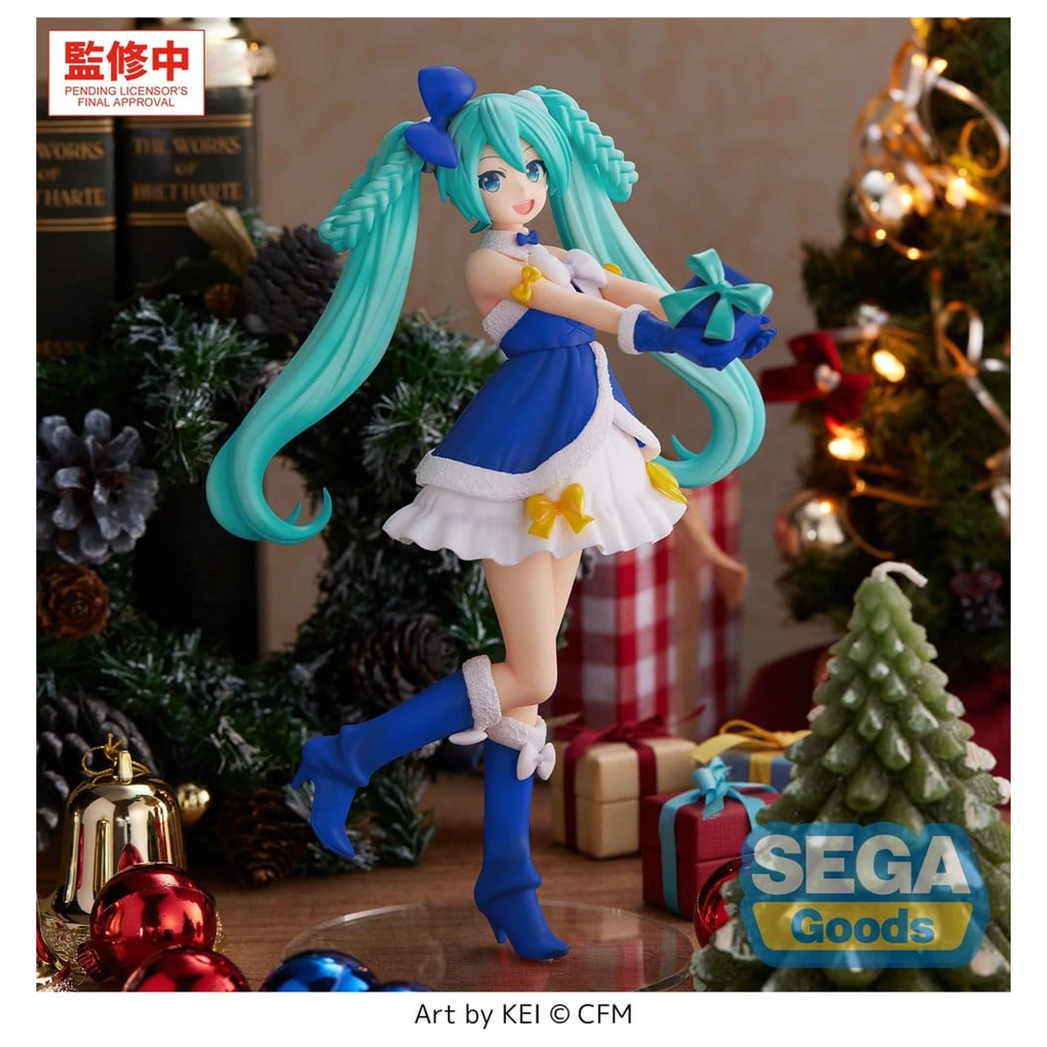 Character Vocal Series 01: Hatsune Miku figurina din PVC de înaltă calitate Hatsune Miku Sapphire Christmas Ver. 21 cm poza produsului