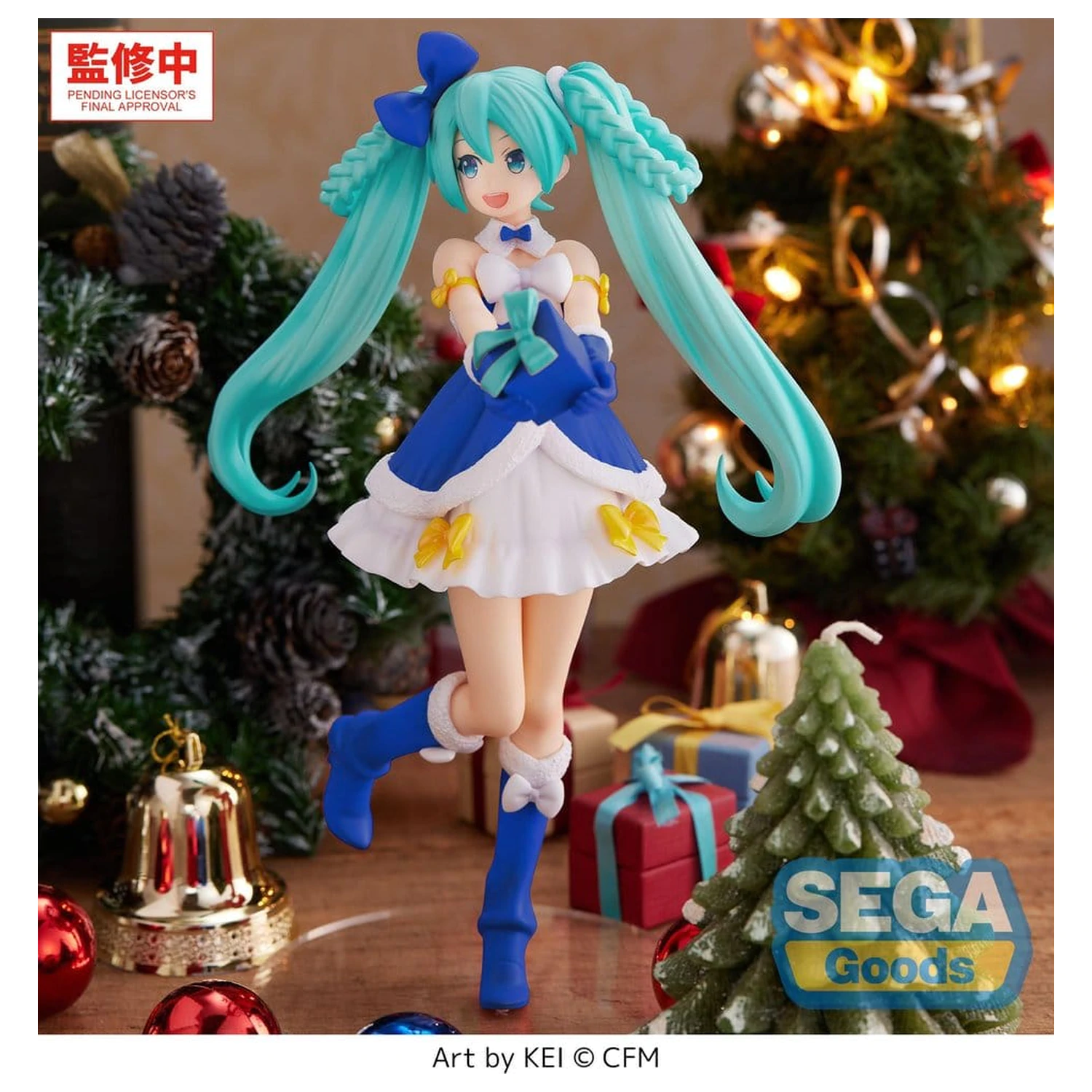Character Vocal Series 01: Hatsune Miku figurina din PVC de înaltă calitate Hatsune Miku Sapphire Christmas Ver. 21 cm poza produsului