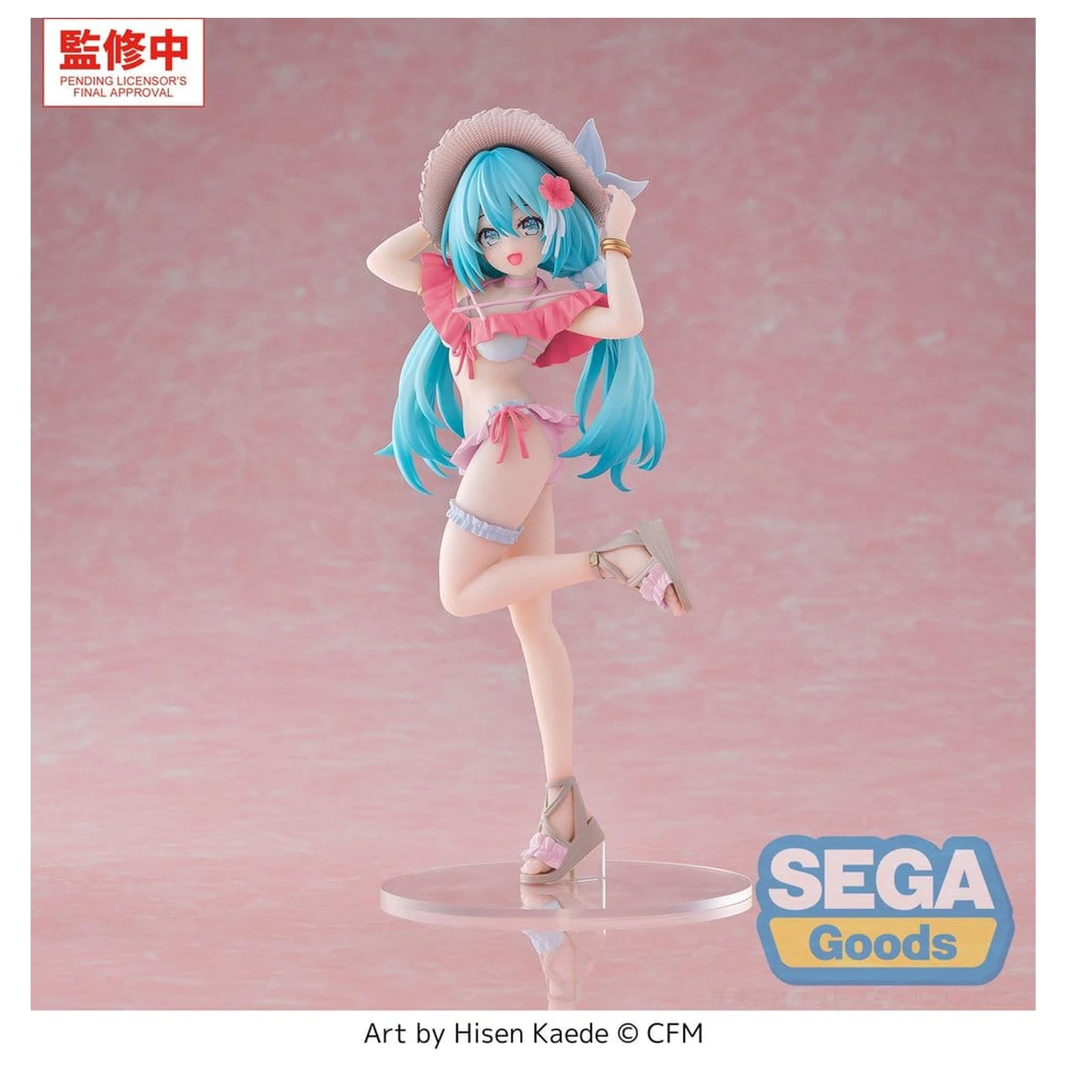 Character Vocal Series 01: Hatsune Miku Figurina Luminasta PVC Conceptual Series Vol.1 Tropical Ver. 21 cm poza produsului