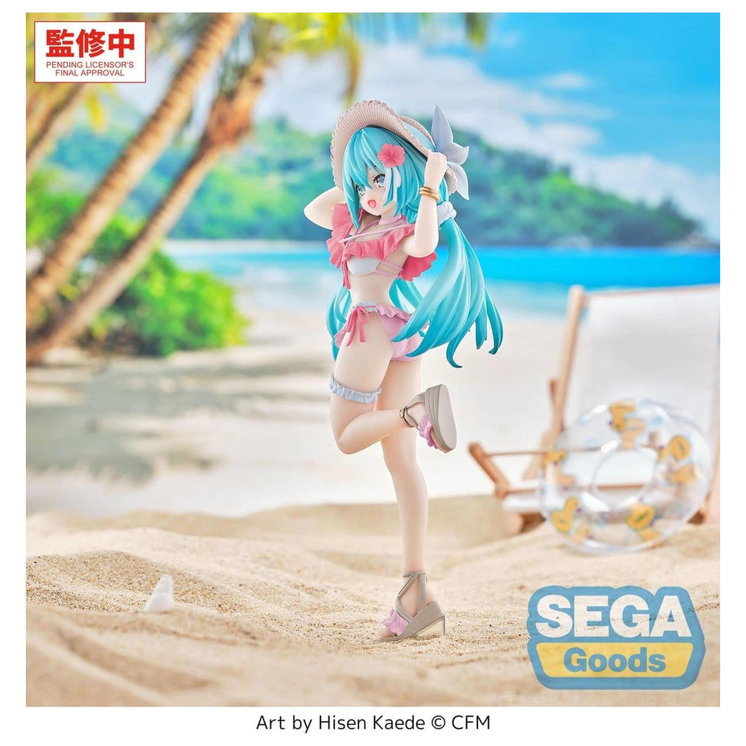 Character Vocal Series 01: Hatsune Miku Figurina Luminasta PVC Conceptual Series Vol.1 Tropical Ver. 21 cm poza produsului