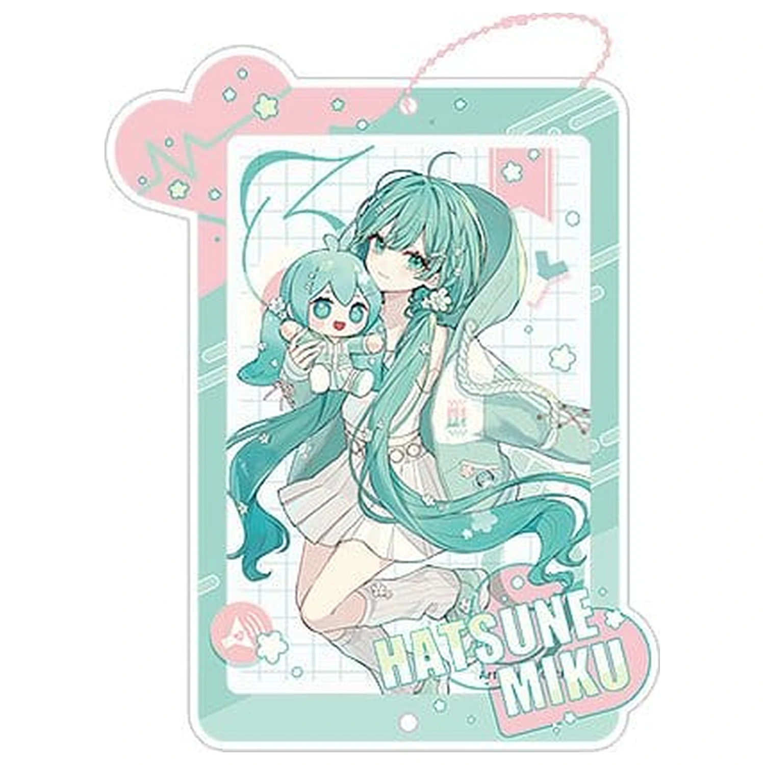 Character Vocal Series 01: Hatsune Miku Miku Hug Series Set ramă foto: Flower Ver. 15 cm poza produsului