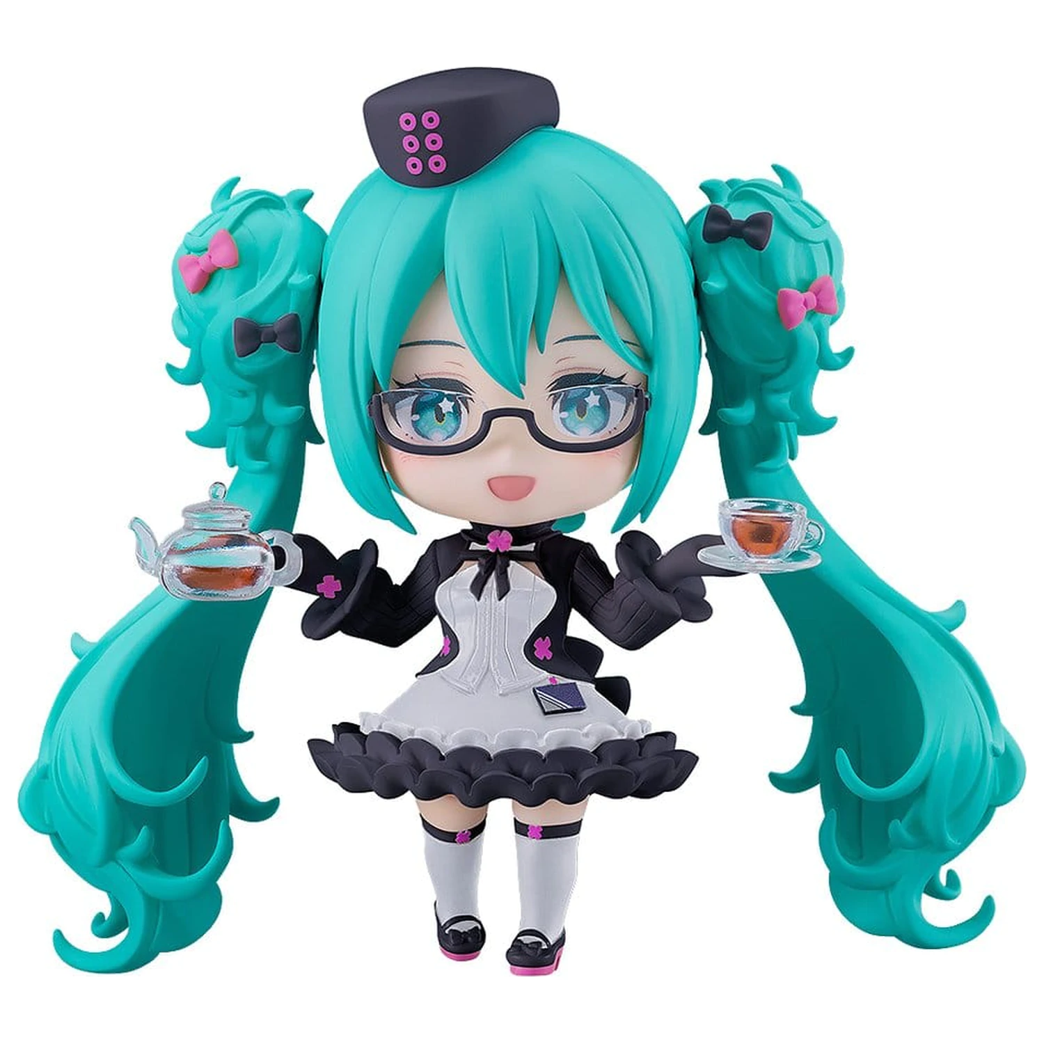 Character Vocal Series 01: Hatsune Miku Nendoroid Figurina de actiune Hatsune Miku: Glasses x Café Ver. 10 cm poza produsului