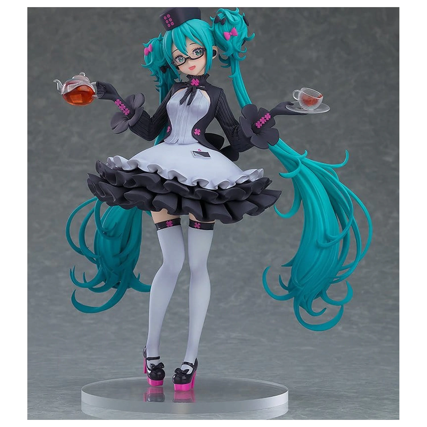 Character Vocal Series 01: Hatsune Miku Pop Up Parade Hatsune Miku: Glasses x Café Ver. 18 cm poza produsului