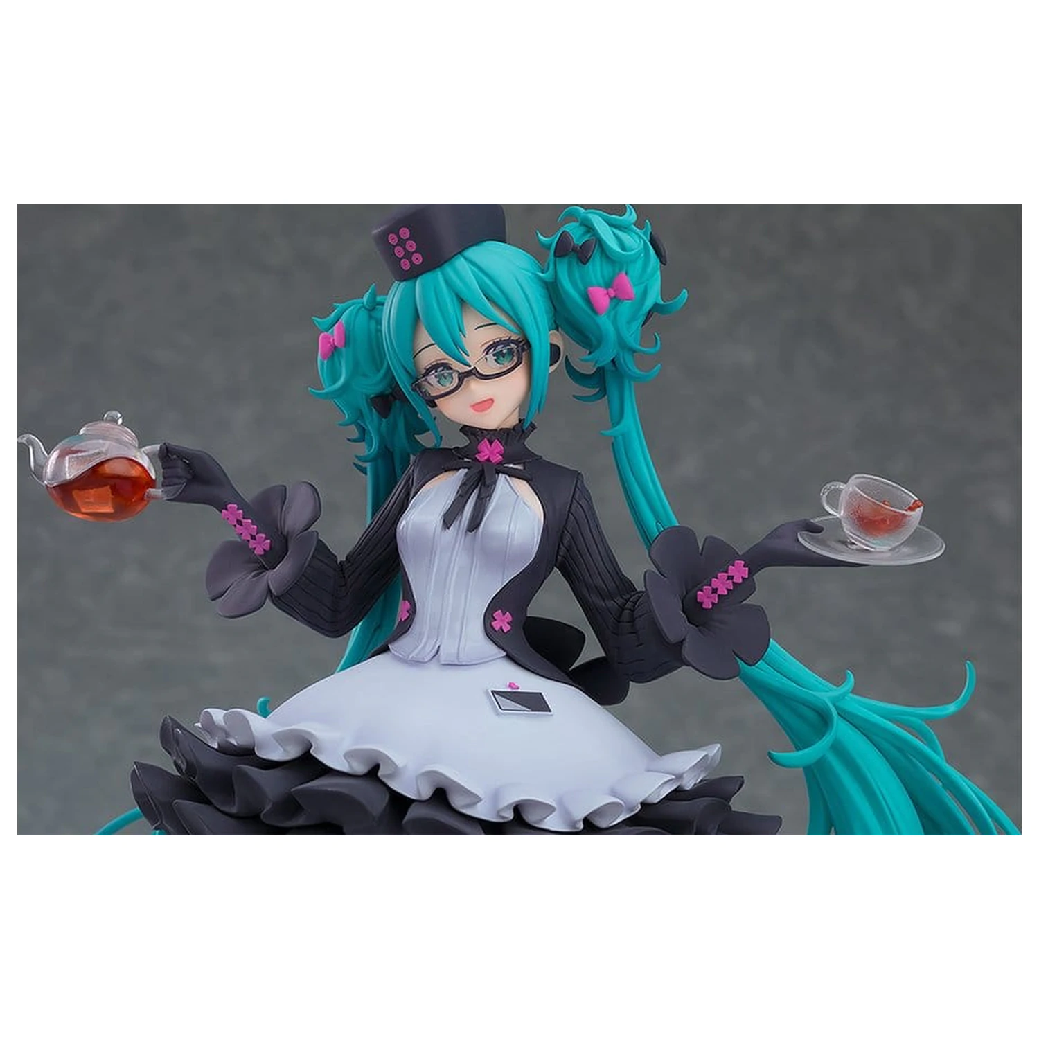 Character Vocal Series 01: Hatsune Miku Pop Up Parade Hatsune Miku: Glasses x Café Ver. 18 cm poza produsului