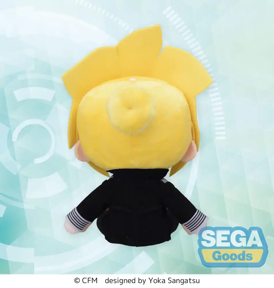 Character Vocal Series 02: Kagamine Rin/Len Figurina Mini de Pluș Fuwa Petit Kagamine Len Uniform Ver. (EX) 16 cm poza produsului