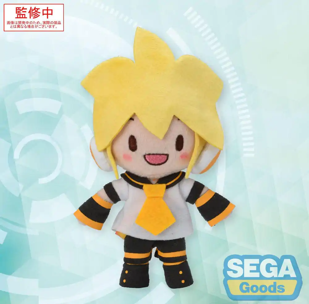 Character Vocal Series 02: Kagamine Rin/Len Fuwa Petit Mini Figurina de plus Kagamine Len (EX) 17 cm poza produsului