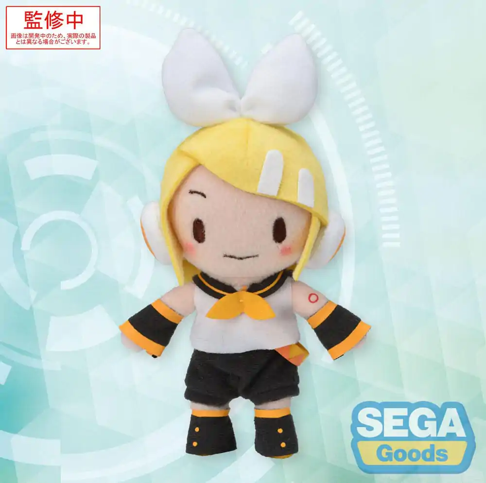 Character Vocal Series 02: Kagamine Rin/Len Fuwa Petit Mini Figurina de plus Kagamine Rin (EX) 17 cm poza produsului