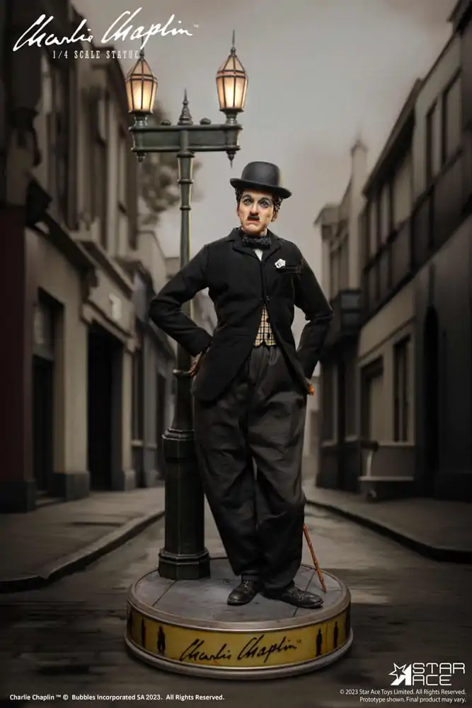 Statuie Charlie Chaplin 1/4 Versiune Deluxe 50 cm poza produsului