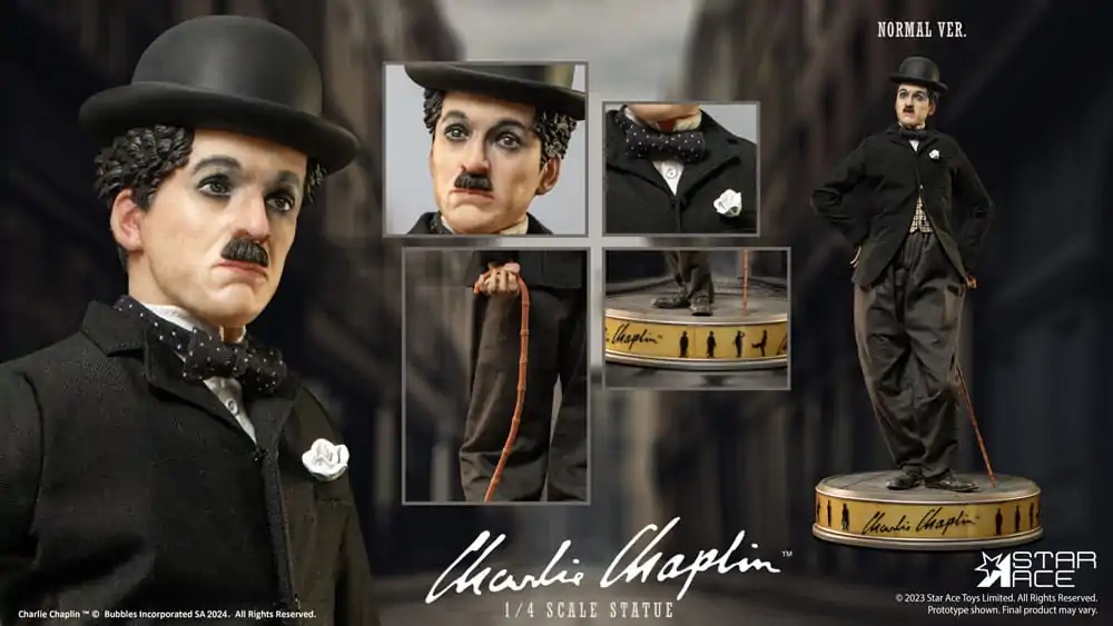Statuie Charlie Chaplin 1/4 50 cm poza produsului