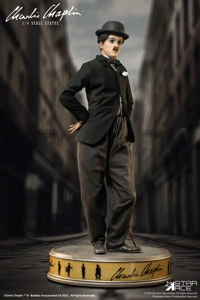 Statuie Charlie Chaplin 1/4 50 cm poza produsului
