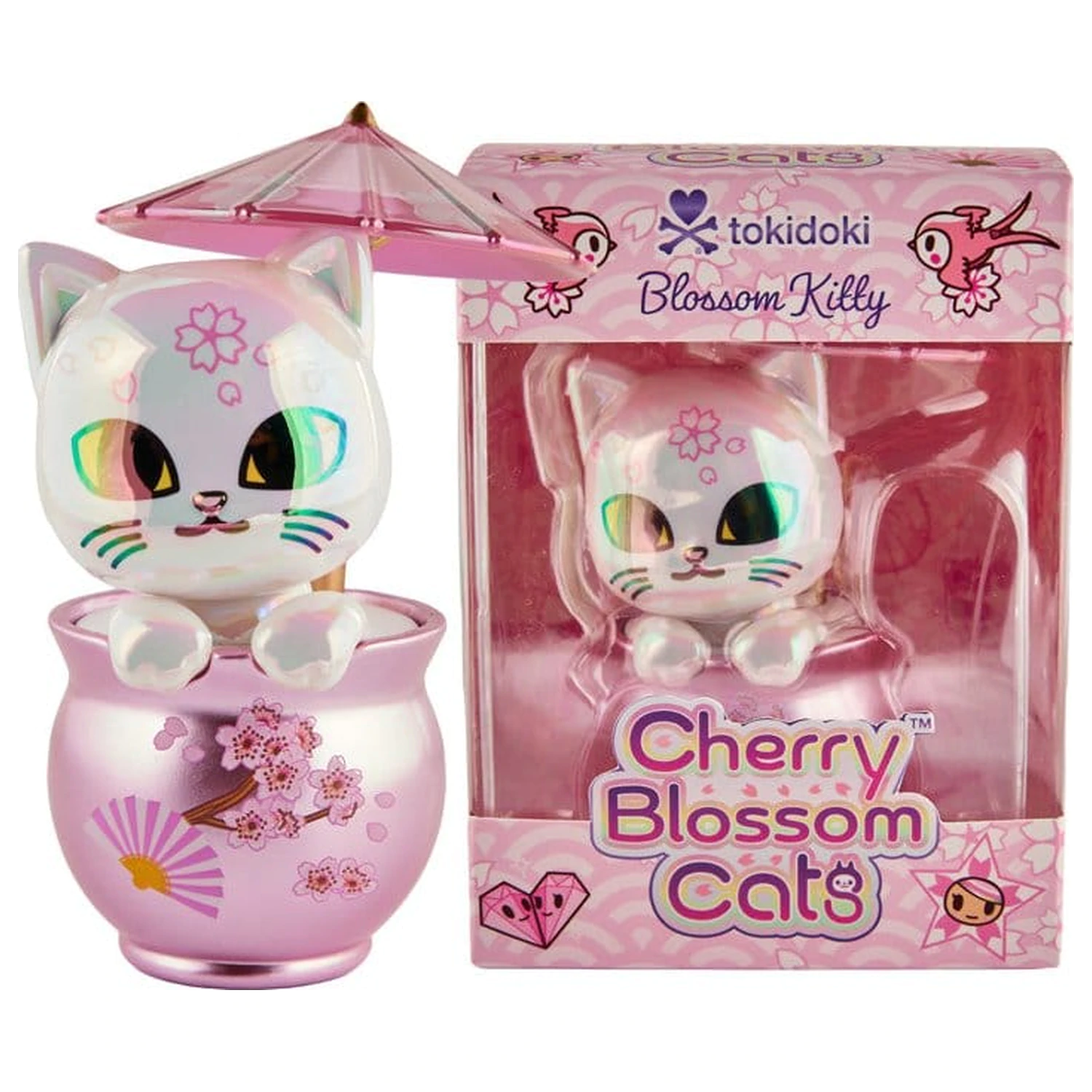 Cherry Blossom Cats Window Box Figura Kitty Editie Speciala poza produsului