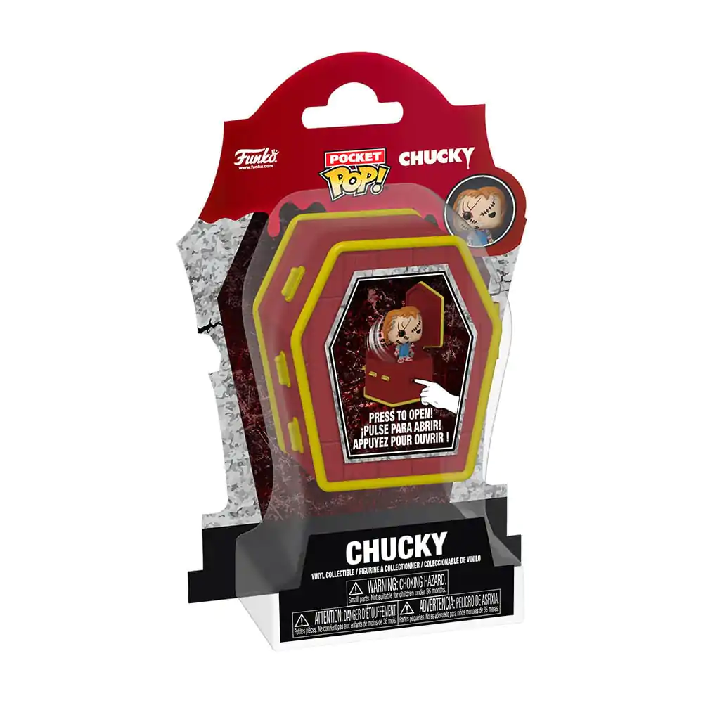 Child's Play Coffin Funko Pocket POP! figurină de vinil Chucky poza produsului