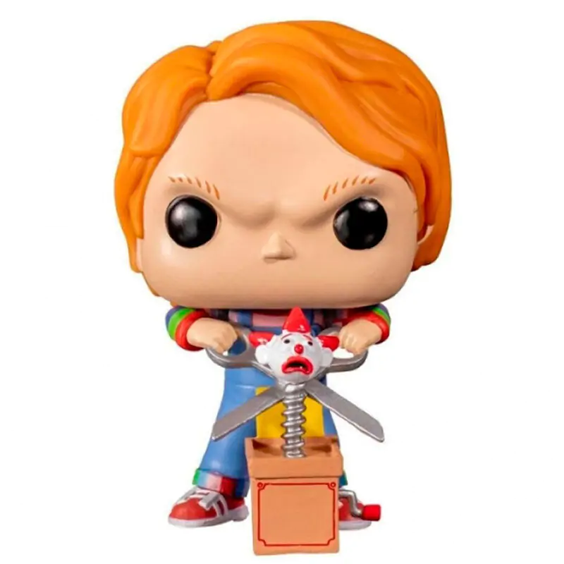 Child´s Play POP! Movies Figurina Vinil Chucky cu Buddy & Foarfecă Gigant 9 cm poza produsului