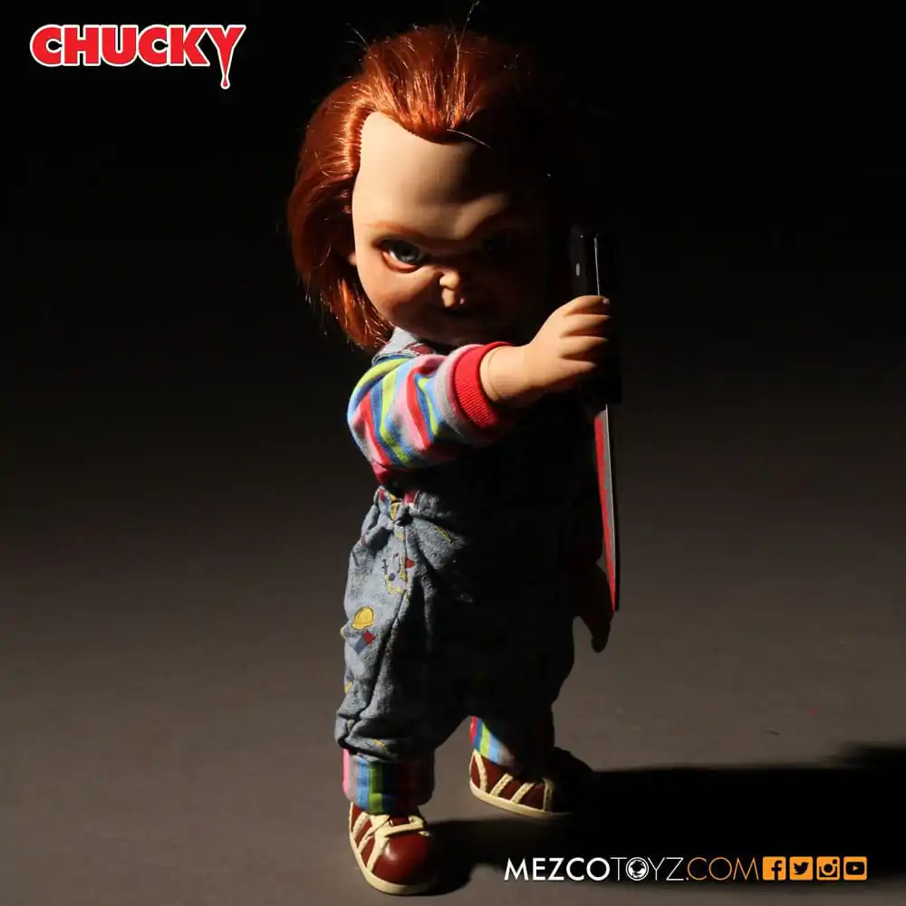 Child's Play Păpușă Vorbitoare Batjocoritoare Chucky 38 cm poza produsului