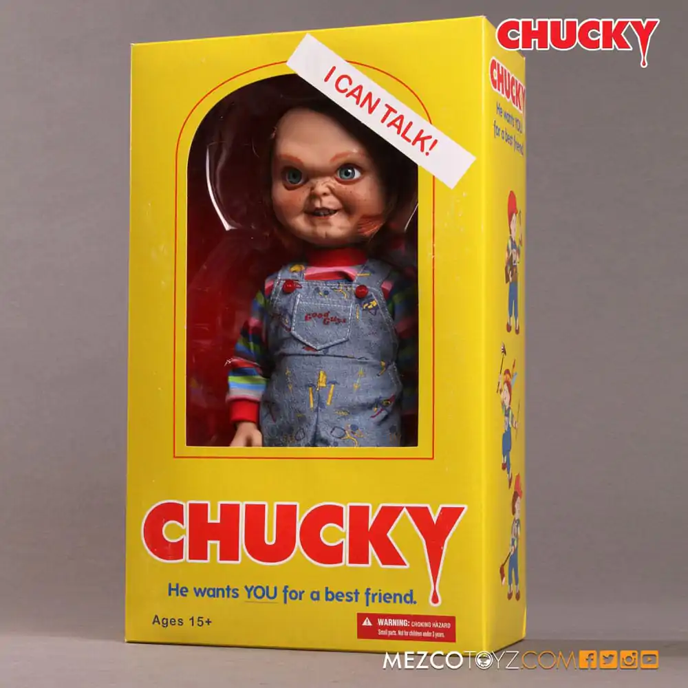 Child's Play Păpușă Vorbitoare Batjocoritoare Chucky 38 cm poza produsului