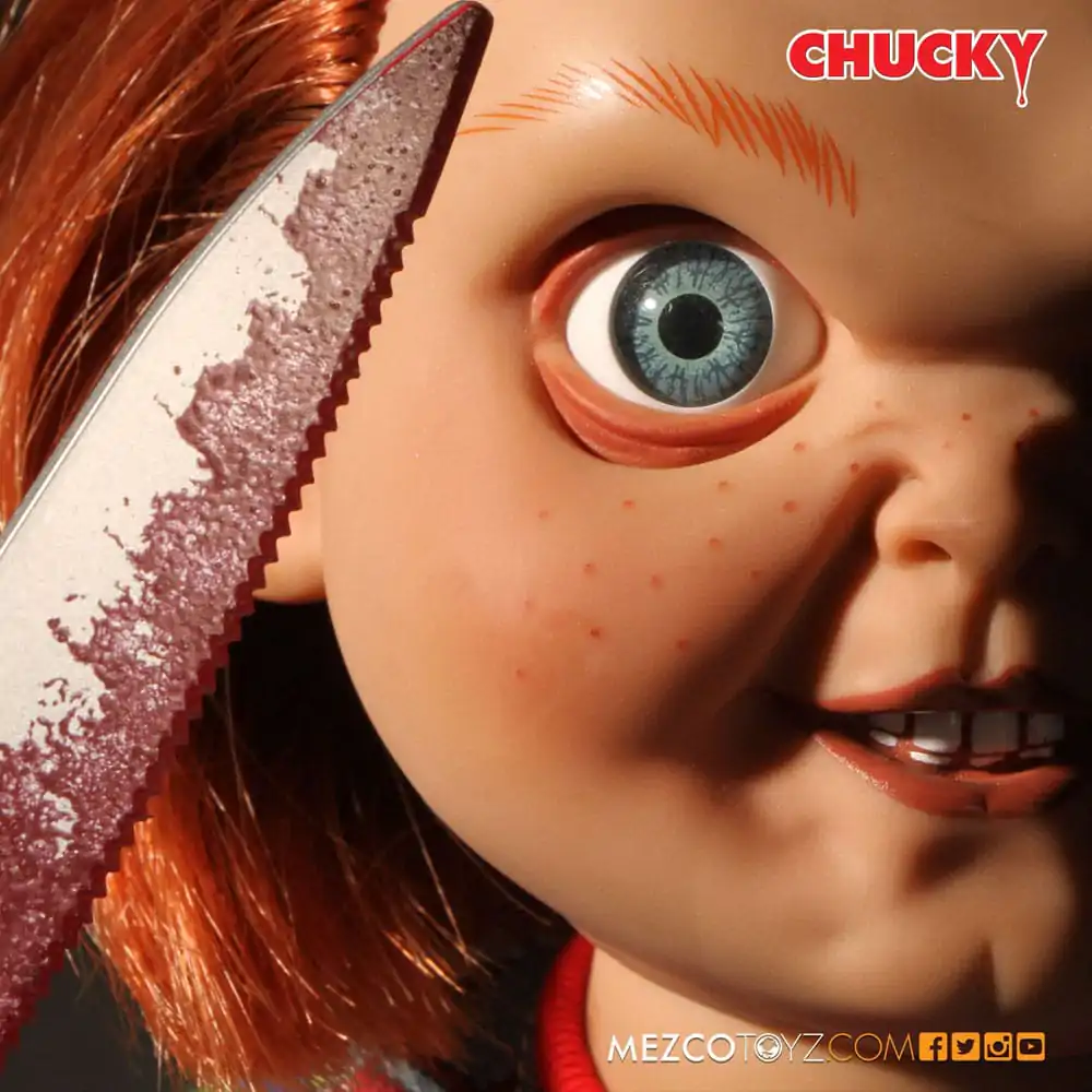 Child's Play Păpușă Vorbitoare Batjocoritoare Chucky 38 cm poza produsului