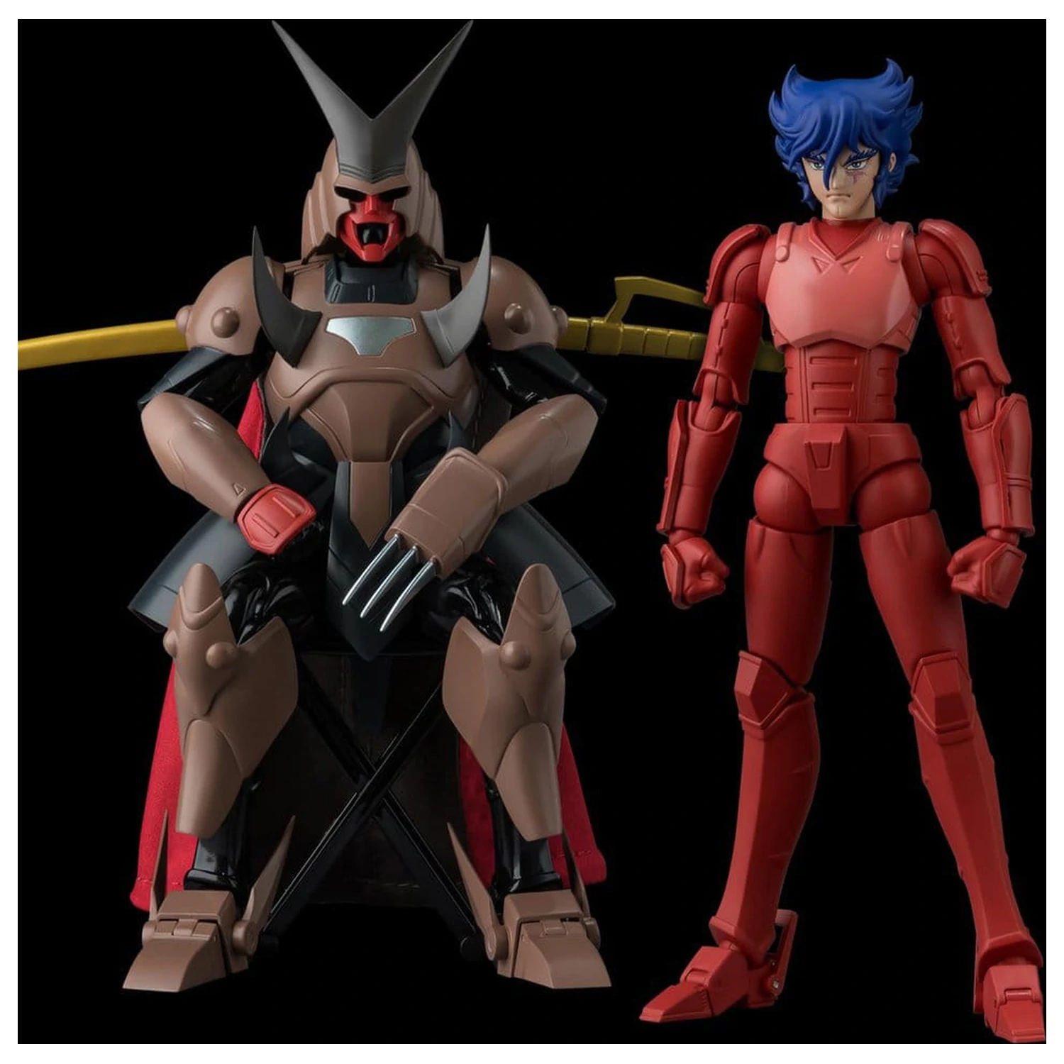 Chou-Dan-Kadou Yoroiden-Samurai Troopers figurina de actiune Yami Mashou Anubisu 15 cm poza produsului